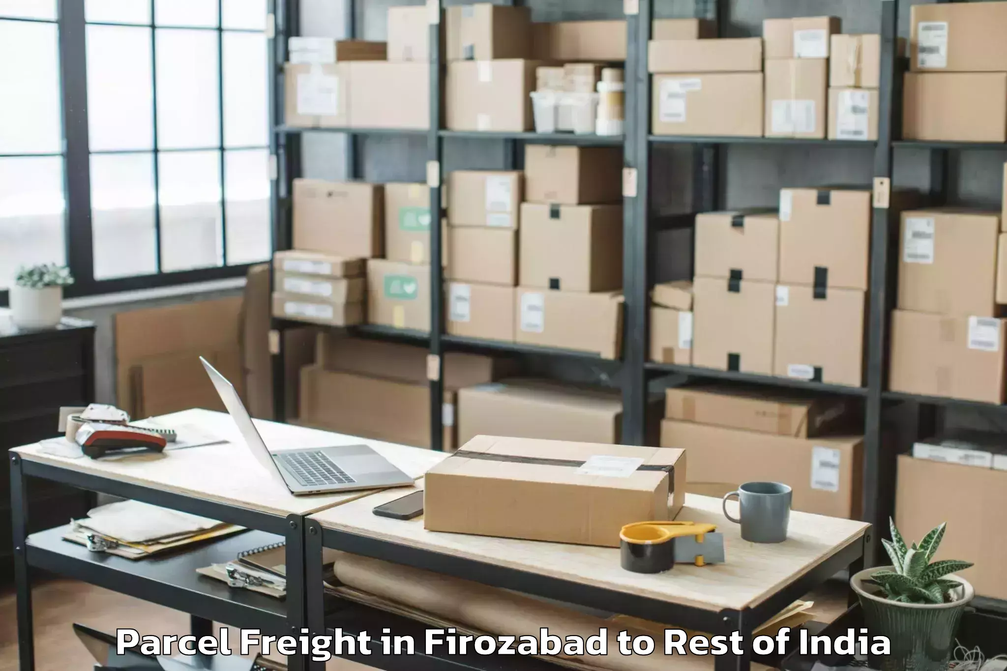 Top Firozabad to Sikenderguda Parcel Freight Available